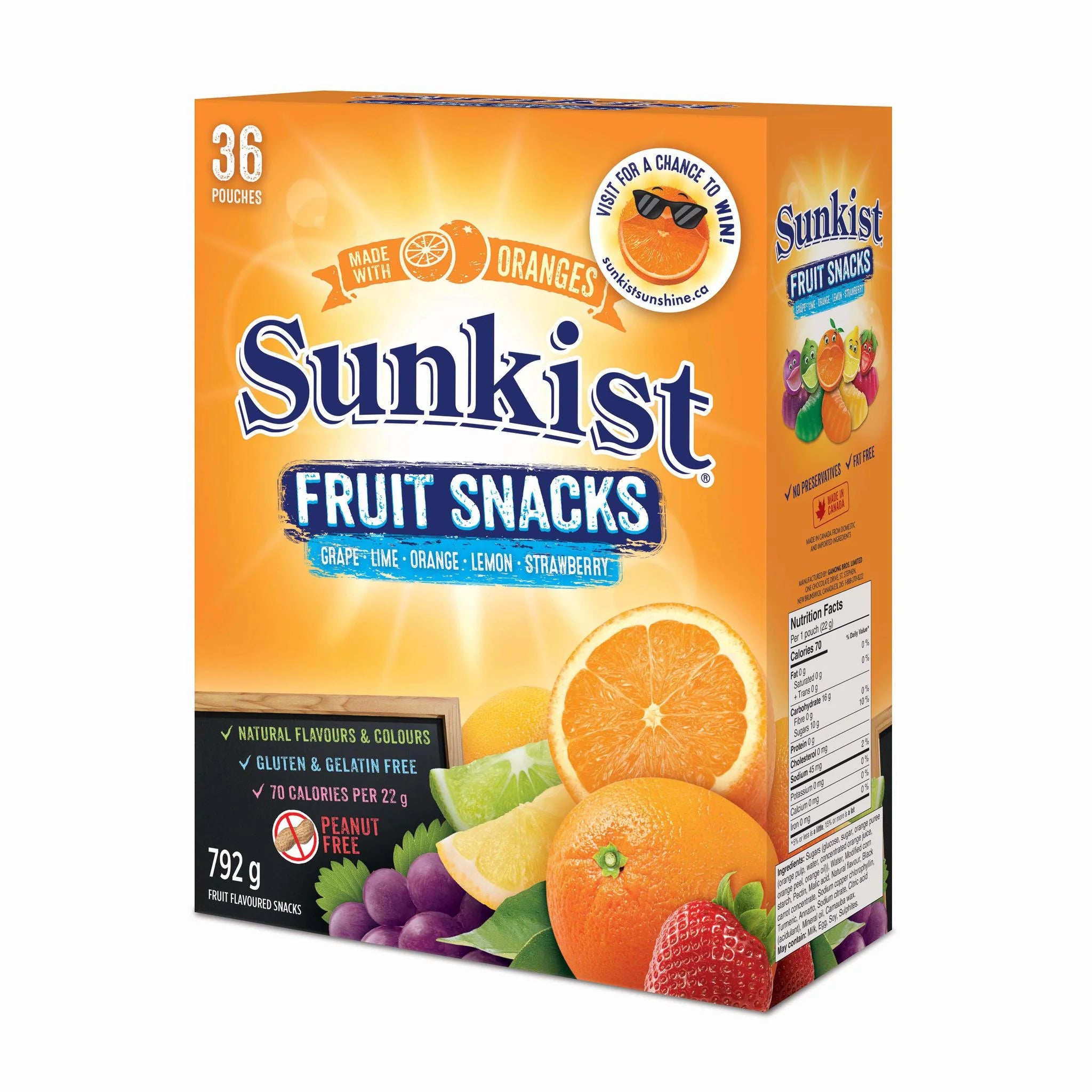 Sunkist® Fruit Snacks 36 pack North Market Seafood